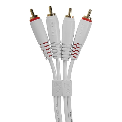 UDG - Ultimate Audio Cable Set RCA - RCA White Straight 3m