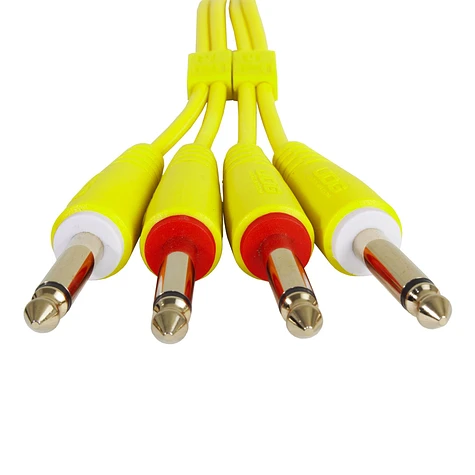 UDG - Ultimate Audio Cable Set 1/4'' Jack-1/4'' Jack Yellow Straight 3m