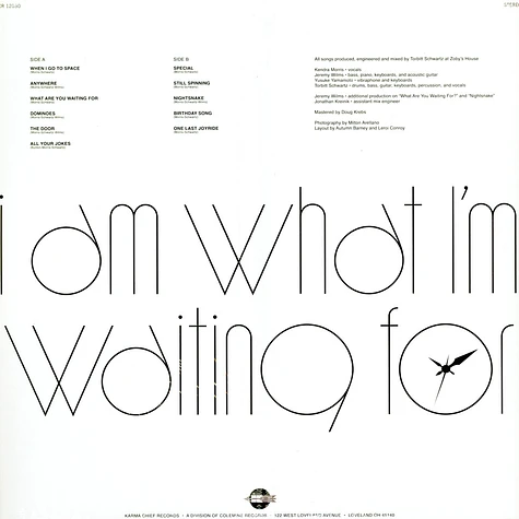 Kendra Morris - I Am What I'm Waiting For Transparent Blue & White Swirl Vinyl Edition