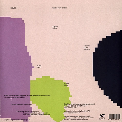 Esbjörn Svensson - Home.S. White Vinyl Edition