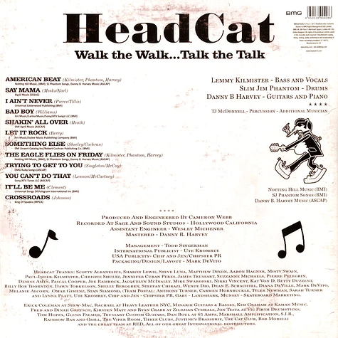 Headcat - Walk The Walk... Talk The Talk