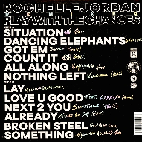 Rochelle Jordan - Play With The Changes Remixed Red Vinyl