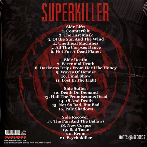Kadaverficker - Superkiller Black Vinyl Edition