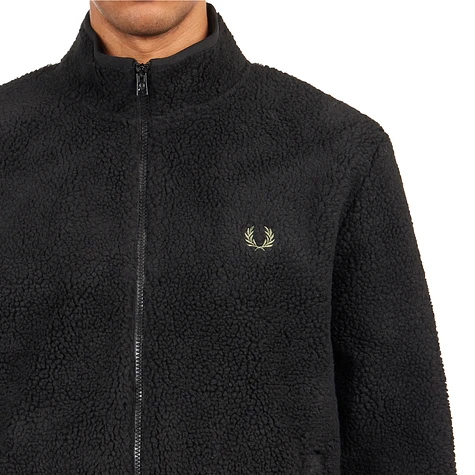 Fred perry borg outlet full zip fleece jacket