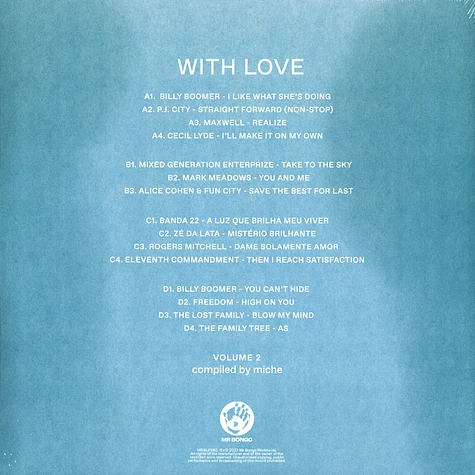 V.A. - With Love: Volume 2 Compiled By Miche Black Vinyl Edition