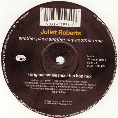 Juliet Roberts - Another Place Another Day Another Time