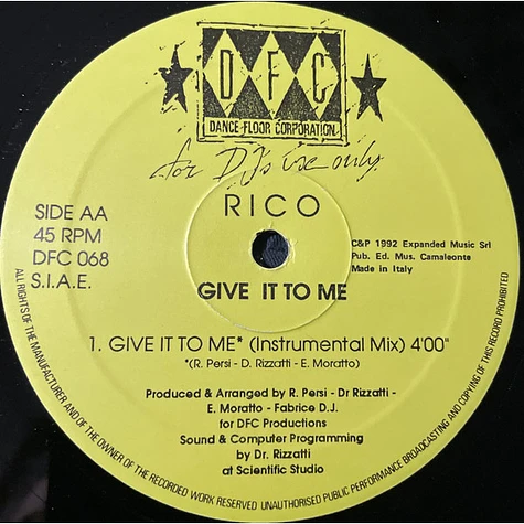 Rico - Give It To Me