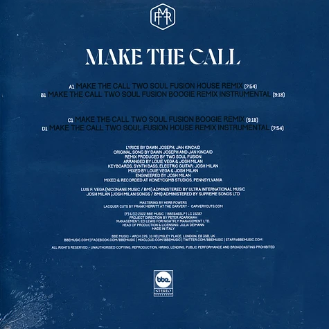 MF Robots - Make The Call - Two Soul Fusion Remixes