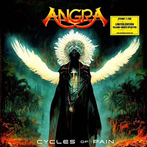 Angra - Cycles Of Pain Clear Yellow White Splatter Vinyl Edition