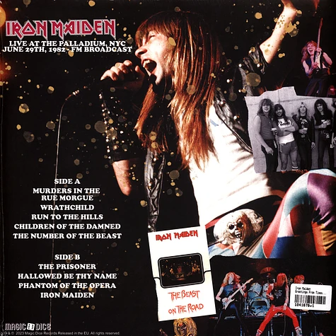 Iron Maiden - Greetings From Times Square - Live At The Palladium Nyc 1982 Pink Vinyl Edition