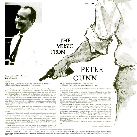 Henry Mancini - Music From Peter Gunn