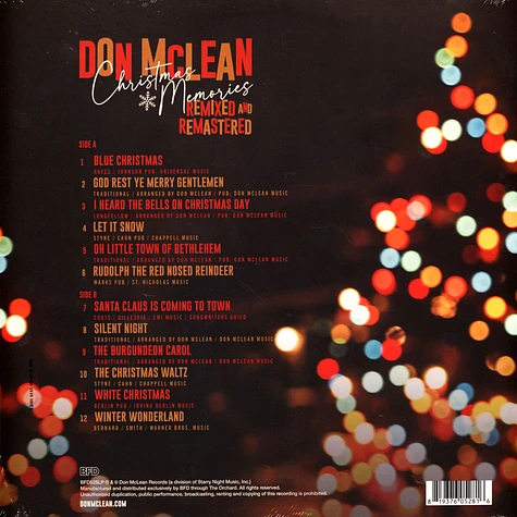 Don McLean - Christmas Memories Remixed And Remastered Blue Vinyl Edition