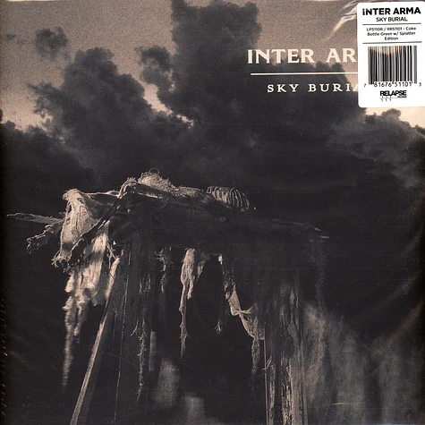 Inter Arma - Sky Burial Light Green With Blue White And Silver Splatter Vinyl Edition
