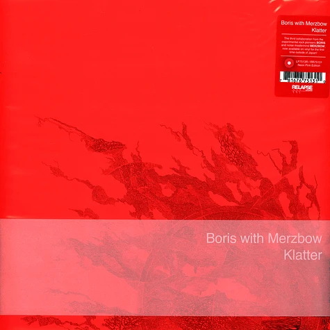 Boris with Merzbow - Klatter Neon Pink Vinyl Edition