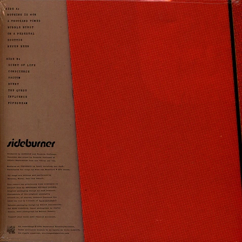 Adhesive - Sideburner Black Vinyl Edition - Vinyl LP - 1996