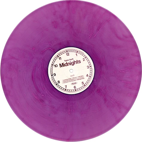 taylor swift midnights love potion purple marbled vinyl from website  soldout