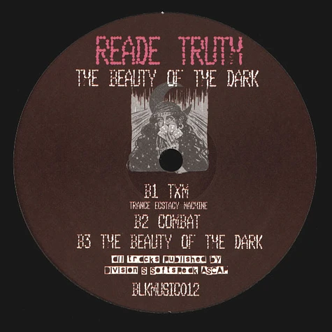 Reade Truth - Beauty Of The Dark EP