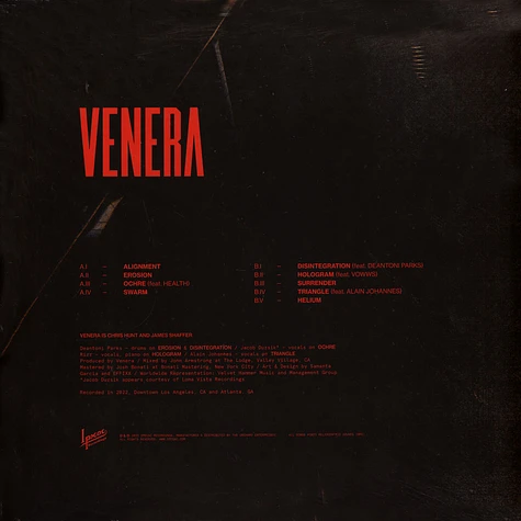 Venera - Venera Red Vinyl Edtion