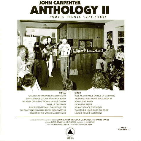 John Carpenter - Anthology II Movie Themes 1976-1988 Blue Vinyl Edtion