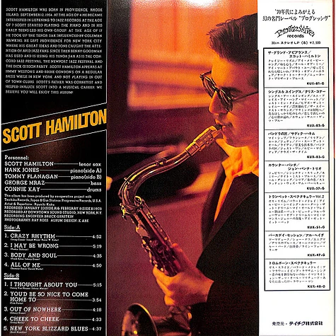 The Scott Hamilton Quartet - The Grand Appearance