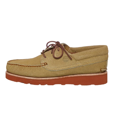 Timberland - 3 Eye Lace Up Shoe (Light Beige Suede) | HHV