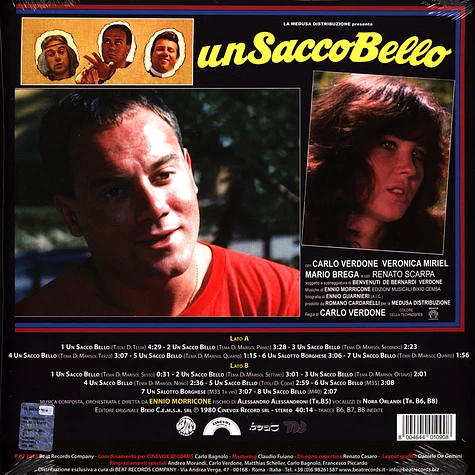 Ennio Morrico - OST Un Sacco Bello Colored Vinyl Edition