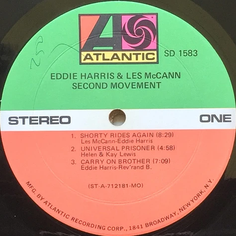 Eddie Harris & Les McCann - Second Movement