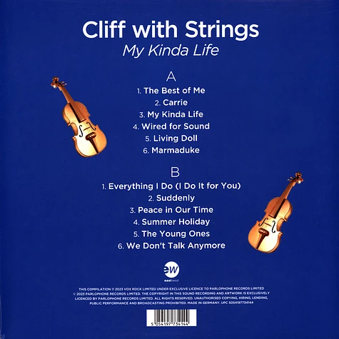 Cliff Richard - Cliff With Strings My Kinda Life
