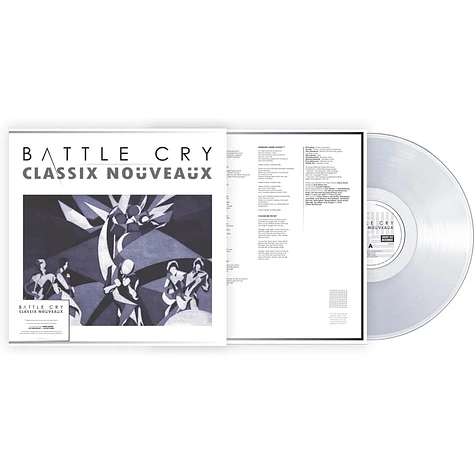 Classix Nouveaux - Battle Cry Ltd Crystal Clear Vinyl Edition