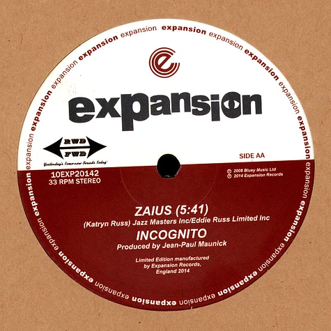 Eddie Russ / Incognito - Zaius