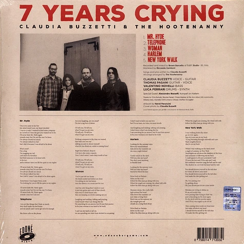 Claudia Buzzetti And The Hootananny - 7 Years Crying