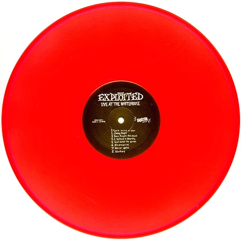 The Exploited - Live At The Whitehouse Orange Vinyl Edtion