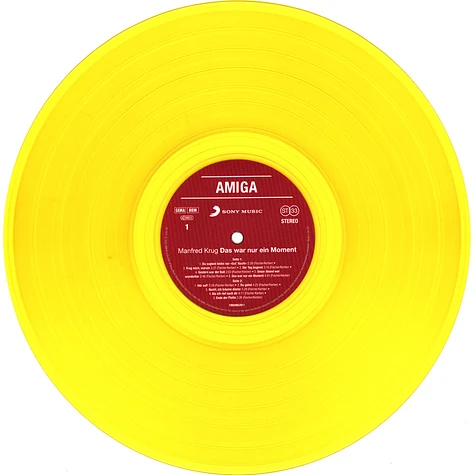 Manfred Krug - Nr. 1: Das War Nur Ein Moment Transparent Yellow Vinyl Edition