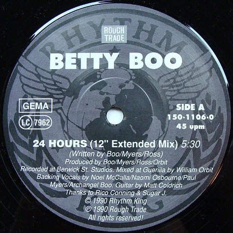 Betty Boo - 24 Hours