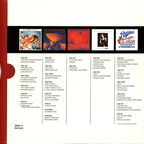  Live 1978–1992: CDs & Vinyl
