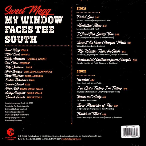 Sweet Megg - My Window Faces The South