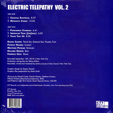 Daniel Carter, Patrick Holmes, Matthew Putman, Hilliard Green & Federico Ughi - Electric Theeelpathy Volume 2