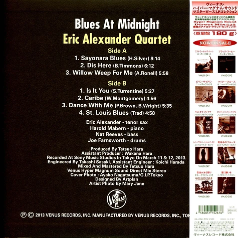 Eric Alexander Quartet - Blues At Midnight