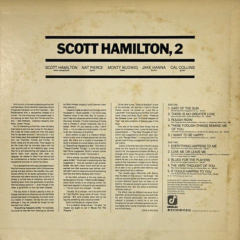 Scott Hamilton - Scott Hamilton, 2