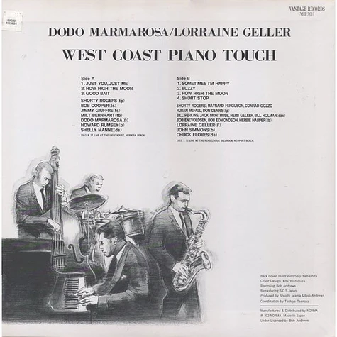 Dodo Marmarosa, Lorraine Geller - West Coast Piano Touch