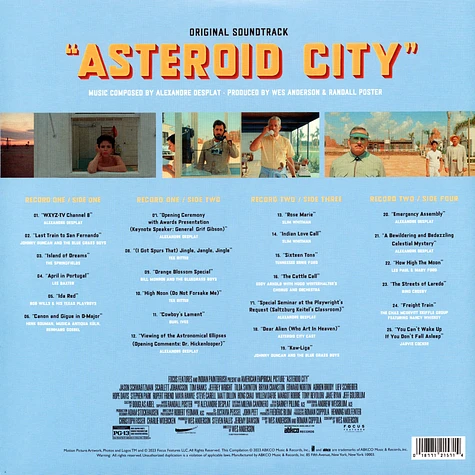 V.A. - OST Asteroid City Black Friday Record Store Day 2023 Orange Vinyl  Edition - Vinyl 2LP - 2023 - US - Original