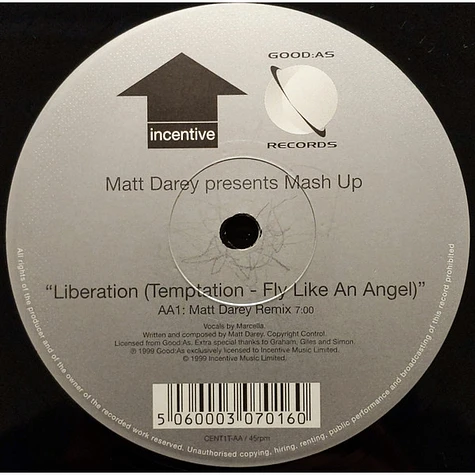 Matt Darey Presents Mash Up - Liberation (Temptation - Fly Like An Angel) (Mixes By Ferry Corsten And Matt Darey)