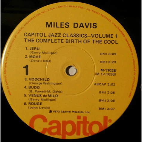 Miles Davis And His Orchestra - The Complete Birth Of The Cool