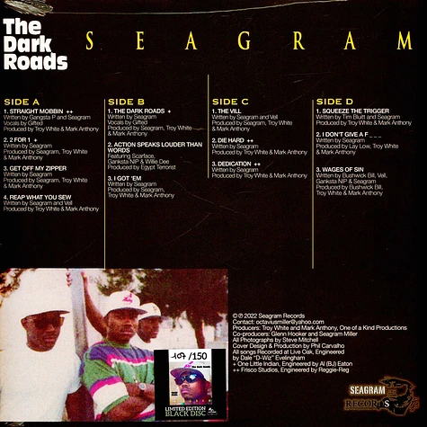 Seagram - The Dark Roads Black Vinyl Edition