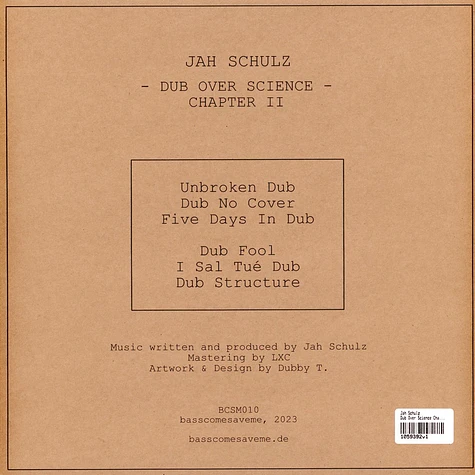 Jah Schulz - Dub Over Science Chapter II