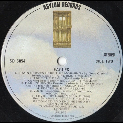 Eagles - Eagles - Vinyl LP - 1972 - CA - Original