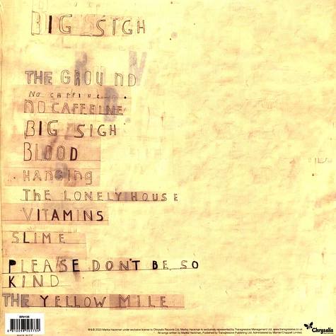 Maria Hackman - Big Sigh Black Vinyl Edition