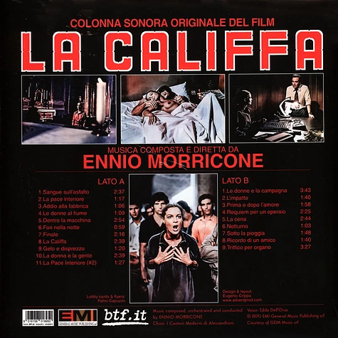 Ennio Morricone - OST La Califfa Crystal Vinyl Edition