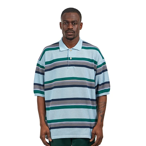 nanamica - Stripe Polo Sweater