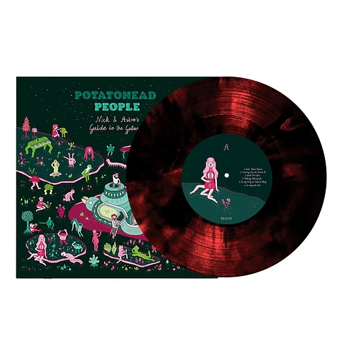 Potatohead People - Nick & Astro's Guide To The Galaxy Red & Black Swirl Vinyl Edition